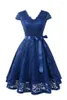 Casual Dresses Wedding Dress Bridesmaid Lace Peach Blue Female