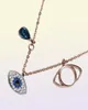 2019 Classic Evil Every Necklace Jewelry for Women Girls Jewelry Set Gift Silver Rose Gold 2Colors 925 Sterling Silver Plated6619281