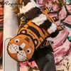 Kussen Regina Kawaii Wisetiger Breitive Gift Home Decor Children Toy Dakimakura Leuk grappige zachte pluche bankworp