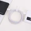 Laser Spiral Cable Protector Data Line Sleeve para Apple iPhone Samsung Xiaomi fone de ouvido Proteção do carregador USB