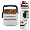 Dinnerware Wookie Style Bento Box Student Camping almoçando caixas de jantar Chewbacca personalizada camada dupla personalizada