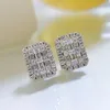 Stud Earrings S925 Silver Fashion Personalized T-shaped Cross Border Foreign Trade Mantianxing Wholesale