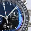 Pluto Watches Designers Business Men's Moon Saturn Business 42mm Chronograph Superclone Watchesmen's 316L Watch 310.63.42.50.02. 3861 22