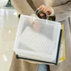Boodschappentassen transparant PVC handtas zakje aan opslagtas van kleding vrouwen casual tote cadeau verdikt waterdicht