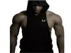 Men039S TANK TOPS Gyms Golds Vest Men Cotton Hoodie Sweatshirts Fitness Clothes Bodybuilding Top Sleeveless Sportswear Tees Shi8657388870