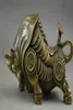 China Copper Carve Whole Body Wealth Lifelike zodiac ox Statue4810775