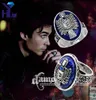 Vintage The Vampire Diaries Ringdamon Stefan's Elena Punk Anneaux Lapis Lazuli Be Crystal Moives Jewelry US 6-126102892