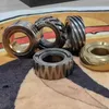 Decompressie speelgoed roestvrij staal messing monteur EDC Ring volwassen decompressie speelgoed magnetisch metalen vingertip gyro vrije tijd entertainment trendy play 240412