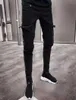 Men Skinny Jeans MultiPocket Slim Pencil Pants 2021 Black New Male Overalls Street HipHop Moto Bike Clothing Jeans X06213694258