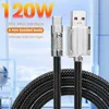 6A 120W USB C Cable Zinc Alliage Téléphone Fast Charging Cordon pour Xiaomi Samsung Huawei Cordon de données USB Type C USB Type C