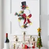 Decoratieve bloemen 40 cm LED -licht Kerstmis Rattan Kranjaar Navidad Home Party Deuren Windows Decor Kerstmis ornamenten