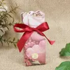 Geschenkwikkeling Bloemontwerpdozen Bruidstoffen en geschenken Doos Paper Candy Tassen Baby Shower Verjaardag S Supplies