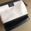 Nuovo marchio CP borse cosmetiche borse da ragazza trucco da 23 cm Bluewhite color cerniera con cerniera a doppia capacità sacchetti vip borse da toilette impermeabile giappone popolare marca di alta qualità
