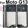 Środkowa rama pokrywka dla Motorola Moto G13 G23 środkowa ramka ramki z częścią naprawy ramy obiektywu