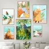 Nordic Bohemian Leisure Villa Colorful Sweet Morocco Affiches Canvas PEINTURE IMPRESS