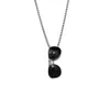 Cute Sunglass Shape Pendant Necklace Women Men Hip Hop Chain Necklaces for Gift Party Travel