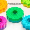 Baby wirunning Sty Toys Sensory Toys for Toddlers Rainbow Ring Spin Montessori Toys For Girl Boy B.