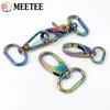 10/30 st 16-25mm Rainbow Metal Buckles Trigger Swivel Hummer CLASP Keychain Bag Rem Snap CLIP CLICK KROK DIY Tillbehör