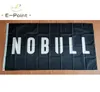 White Nobull Black Background Flag 35ft 90cm150cm Polyester flag Banner decoration flying home garden flag Festive gifts2553059