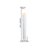 80pcsfamerazione di candele a LED di natale con leggera a battuta telecomando 74 pollici a batteria bianca a carico bianco 240412