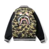 A Bathing A AP SHARK sweat bomber jacket Back camo