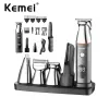 Trimmers Kemei Hairlessles sans fil Clipper barbe Trimmer Nez Nose Corps Corpstters Electric Razor Shaver 5 in 1 Multifonction Men Toherging Kit