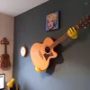 Płyty dekoracyjne 1 para montowana na ścianie ręce rąk statua 3D Dekorativer Decorativer Ręcznie rzeźba na ścianę wisząca gitara organizator domu