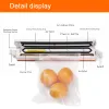 Máquina Electric Vacuum Sealer Packaging Hine for Home Kitchen Food Saver Bags Comercial A vácuo vedação