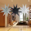 Party Decoration 30cm Folded Hanging Paper Stars 3D Crafts For Wedding Kids Birthday DIY Decorations Christmas Home Decor Baby Shower