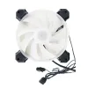 Refroidissement 12cm Aura RGB 5V PWM 4pin Étui ventilateur silencieux PC Radiateur CPU CHELER Argb Sync avec les ventilateurs de la carte mère