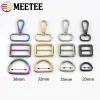 2Sets 16-38mm Metal Bag Buckle For Strap Tri-Glide Slider D Ring Clasp Webbing Dog Collar Adjuster Hooks Diy Sy Accessoarer