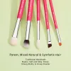 キットJessup Brush Professional Eye Makeup Brush Set 15pcs Rosecarmine Naturalsyntetic Haireyebrow Liner Shader Cosmetic Kit T197