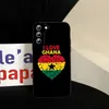 Ghana National Flag Phone Case för Samsung A34 A52 A53 A51 A14 A50 A33 A13 A22 A31 A54 A03S A21 A81 A24 Silikon bakåtskydd