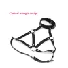 Bras Women Bondage Body Harness Lingerie Goth Crop Tops Cage Bra Lingerie Couiner Harness Belt With Mask Rave Using For Women Sex Set