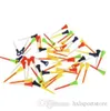 Wholeplastic Golf Tees Multi Color Rubber Cushion Top Golf Tee 80mm Golf Accessories 100 Pcslot HXL4286002