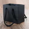 Enveloppe cadeau 5pcs Black Sac Présent les sacs Sacs Shopping Boîte d'emballage Cadeaux Cadeaux Eid Mubarak Kraft Paper Favors Supplies