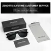 Solglasögon Zenottic Square Polariserade solglasögon för män Ultralätt kolfiber Solglasögon Kör fiske golfsport UV400 -skydd 240412