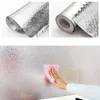 Window Stickers Kitchen Oil Proof Waterproof Sticker High Temperature Tile Tin Aluminum Foil Cooktops Wall Cabinets With Fume W2J0