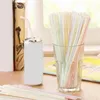 Disposable Cups Straws 100Pcs Colorful Drinking Plastique Plastic Milk Tea Soda Beverage Plastico Kitchen Wedding Party Supply