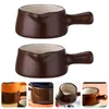 Platen 2 pc's mini -saus schotel dompelplaat ui keramisch servies porselein kleine eenvoudige gestileerde dinerset 42 stuks