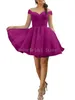 Party Dresses Off Shoulder Tulle Homecoming Short Prom For Teens Sparkly Mini Sleeveless Backless Cocktail Dress