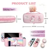 Sac de voyage portable pour Nintendo Switch Case Girl Unicorn Contrôleur Kit de couverture pour Nintendo Switch Gaming Accessories Girls Gift