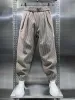 Pants Men's Striped Pants Loose Hip Hop Sportswear New in Popular Japanese Harajuku Trousers Luxury Brand Harem Sweatpants