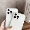Frosted Matte Soft TPU -fodral för iPhone 15 Pro Max 14 Plus 13 12 11 iPhone15 Dual Color Hit Color Telefon Back Cover Skin