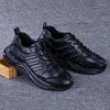 Freizeitschuhe echte Ledermänner Ultra helles Kuhlatten -Schuhkissen Soles Training Sneaker Athletic fließender wasserdichte Reiseübung