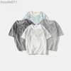 Men's Hoodies Sweatshirts Summer mens short sleeved T-shirt trend brand high-end half sleeved mens loose fitting youth clothing C24325