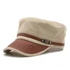 Summer cotton Baseball Caps for men Skull Embroidered Flat Top Hats Army Cadet Hat Women Gorros Hombre Hip Hop 240410