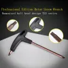 KRSEC Cykelskivbromsrotorbultar M5*10 T25 Väg Mountain Bike Brake Screws MTB Disc Brakes Wrench Bicycle Part