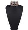 Marque de mode Crystal Choker Collier Fleur de la résistance maxi