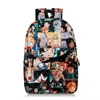 Anime Demon Slayer Backpack Waterproof Student School Borse Boys Girls BookBag Bag Bagnack da viaggio Fashion Y08042803